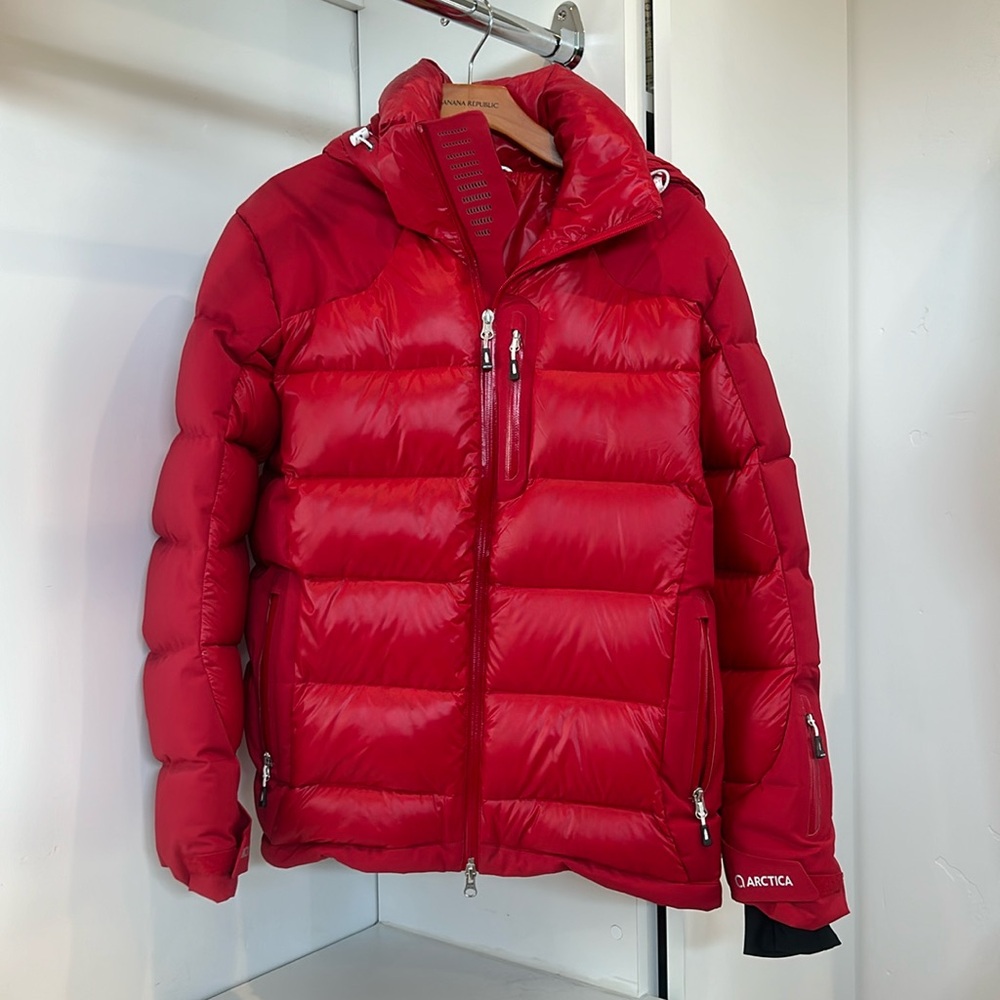 Ártica puffer red jacket